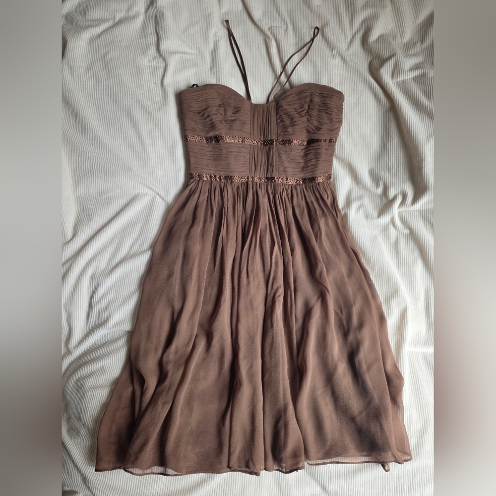 Laundry by Shelli Segal Cocktail silk Dress Sz 8 NWOT